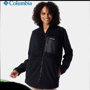 NWT Women's Columbia Lodge™ Sherpa Full Zip
Fleece black Jacket size XL
